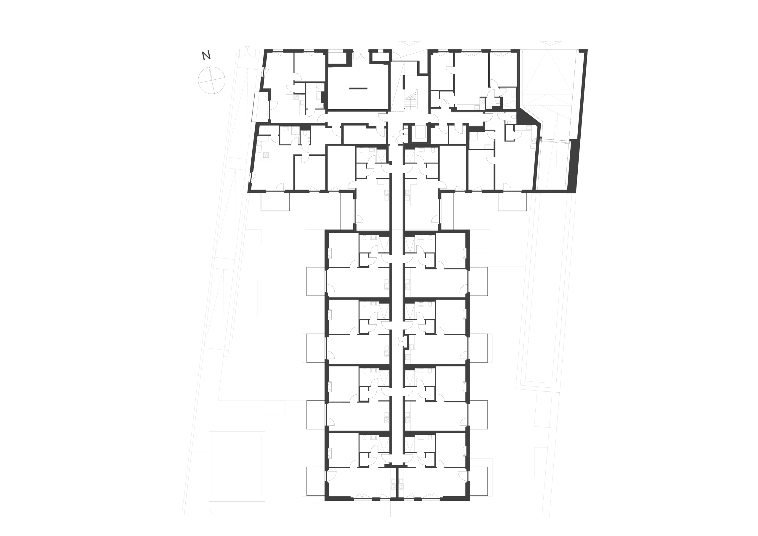 Wohnbau Klederinger Straße Plan 3